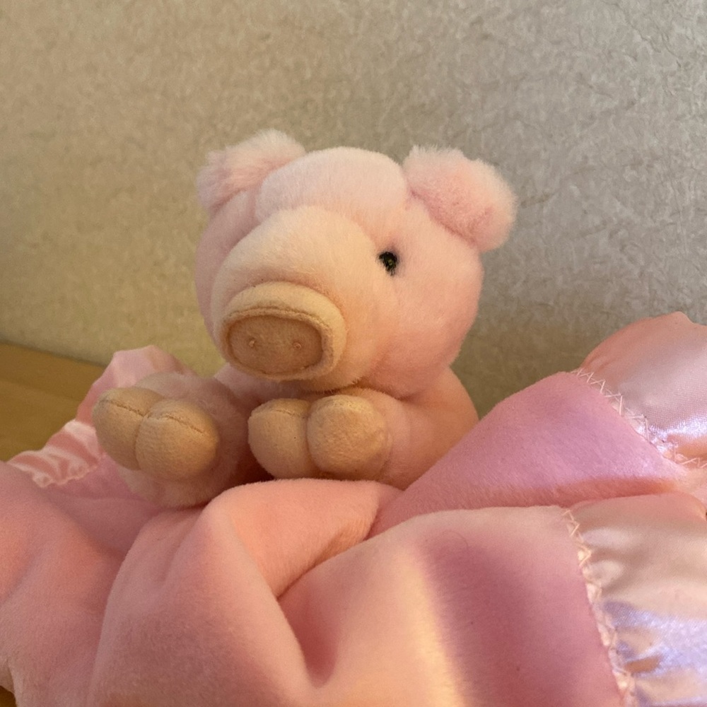 MY BANKY Pink Pigglet Blanket